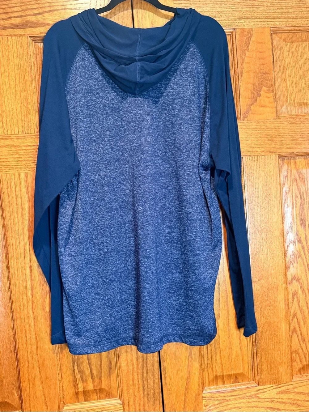 adidas Oklahoma City Thunder Basketball Hooded Long Sleeve Shirt